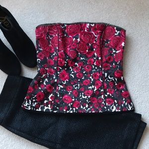 White House Black Market Dressy Bustier EUC
